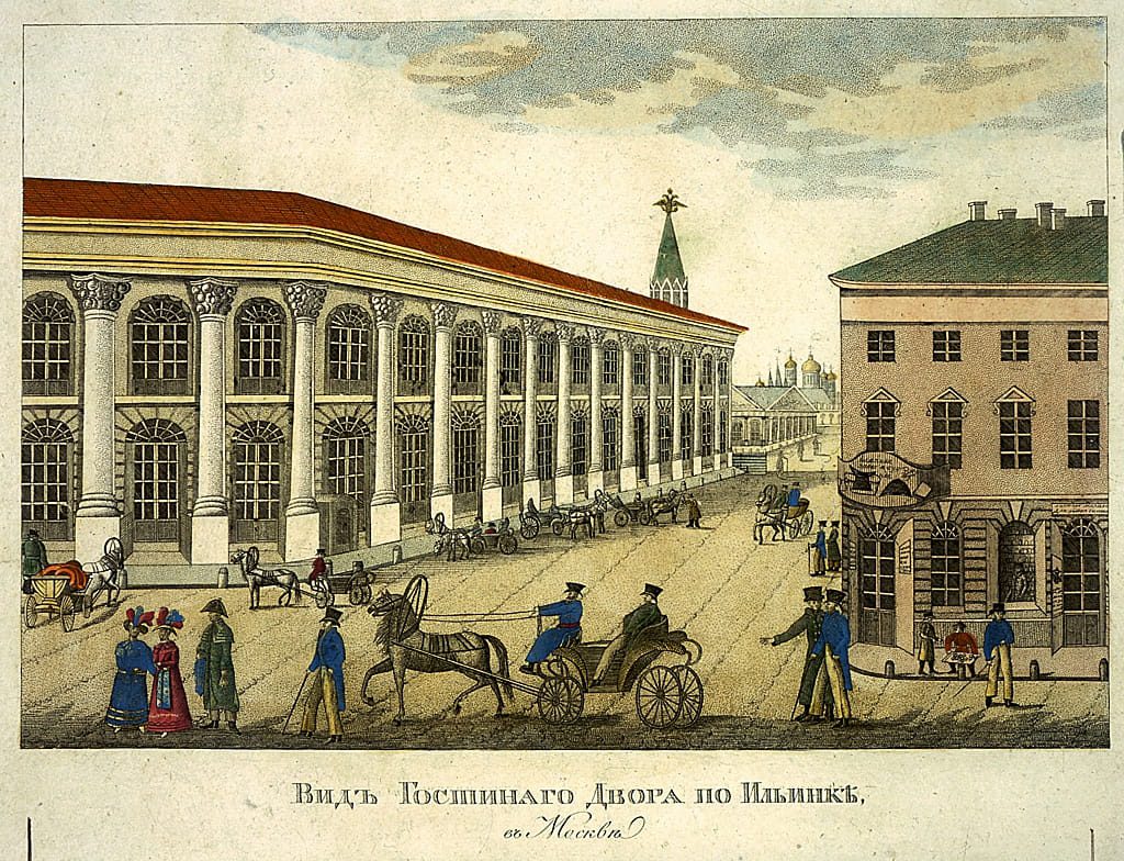 莫斯科Gostiny Dvor购物廊(1824)by Roman Kuryatnikov